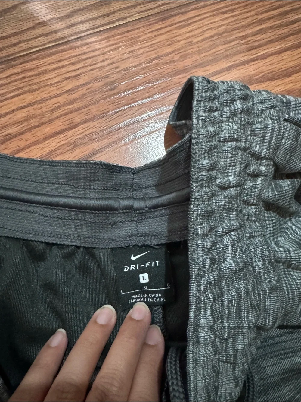 Nike Men’s Heather Gray Athletic Shorts